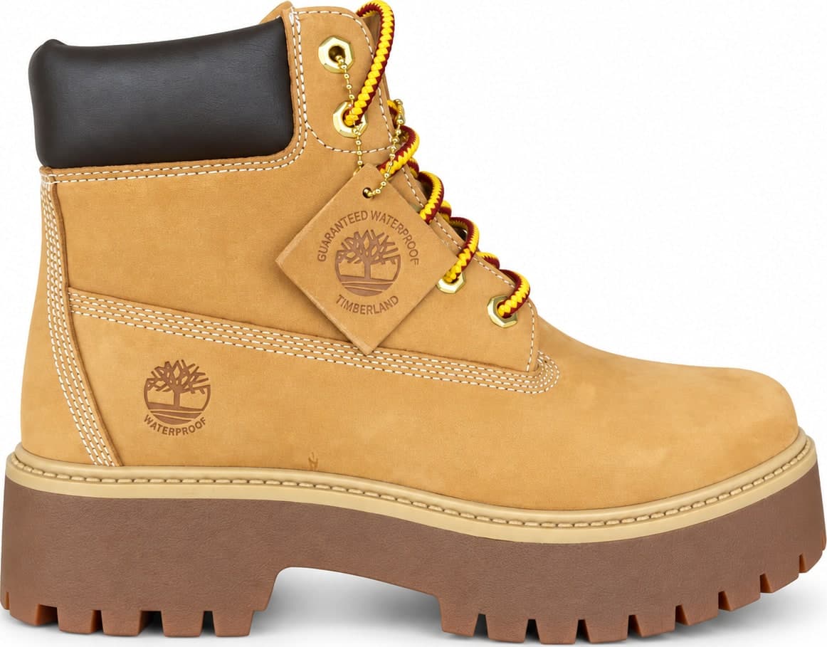 Timberland scarpone donna Stone Street 6 In Lace colore Wheat - 5