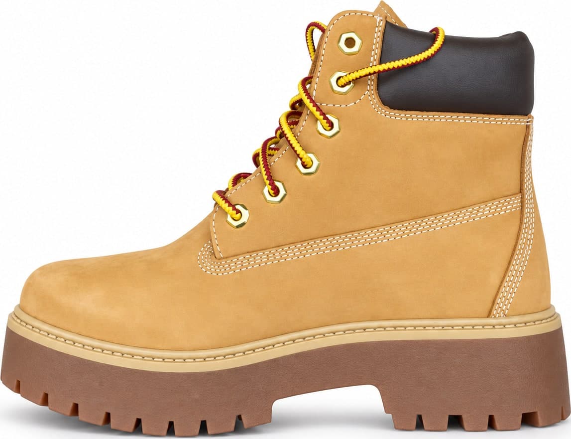 Timberland scarpone donna Stone Street 6 In Lace colore Wheat - 6