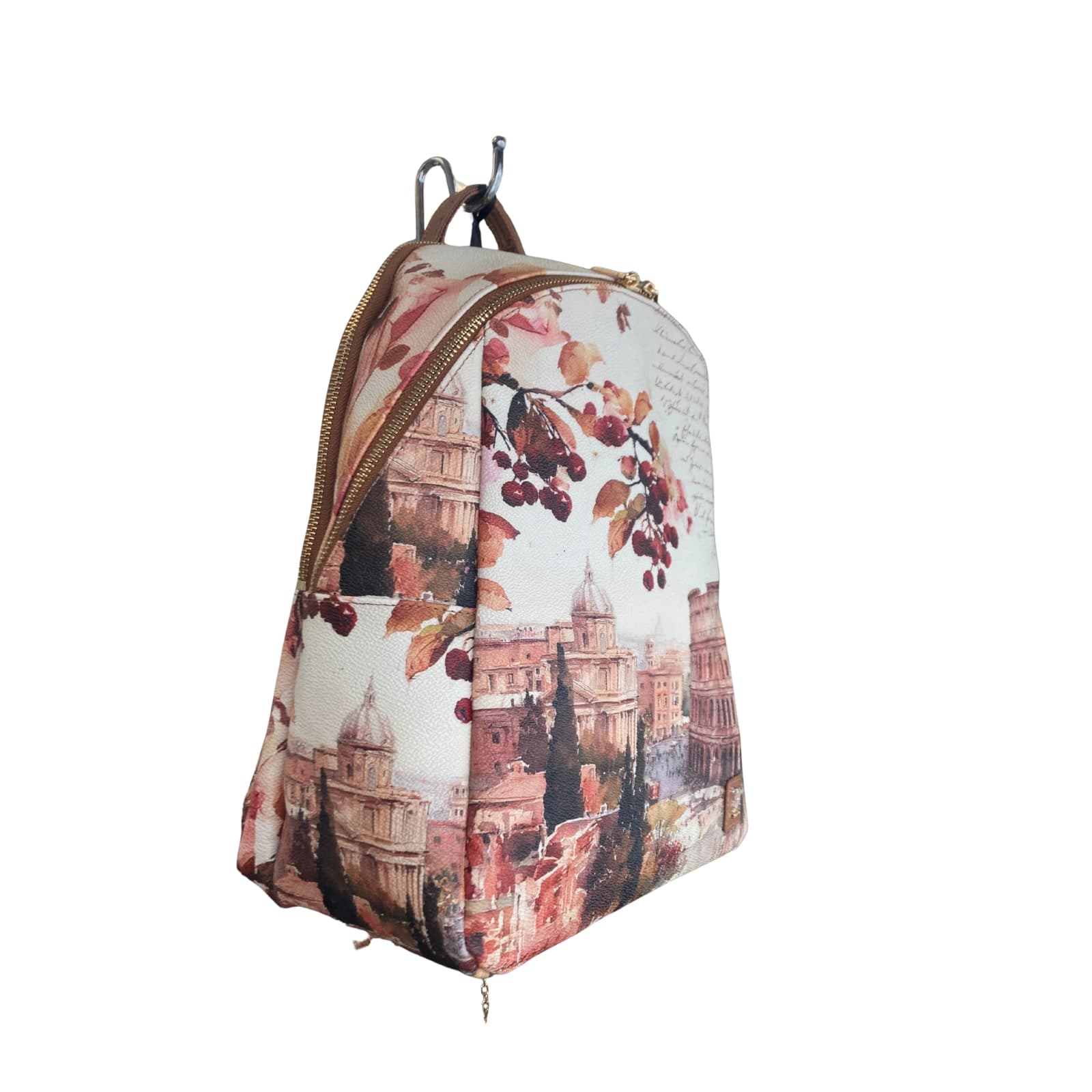 Ynot zaino backpack spalline regolabili dear Rome marrone - 3