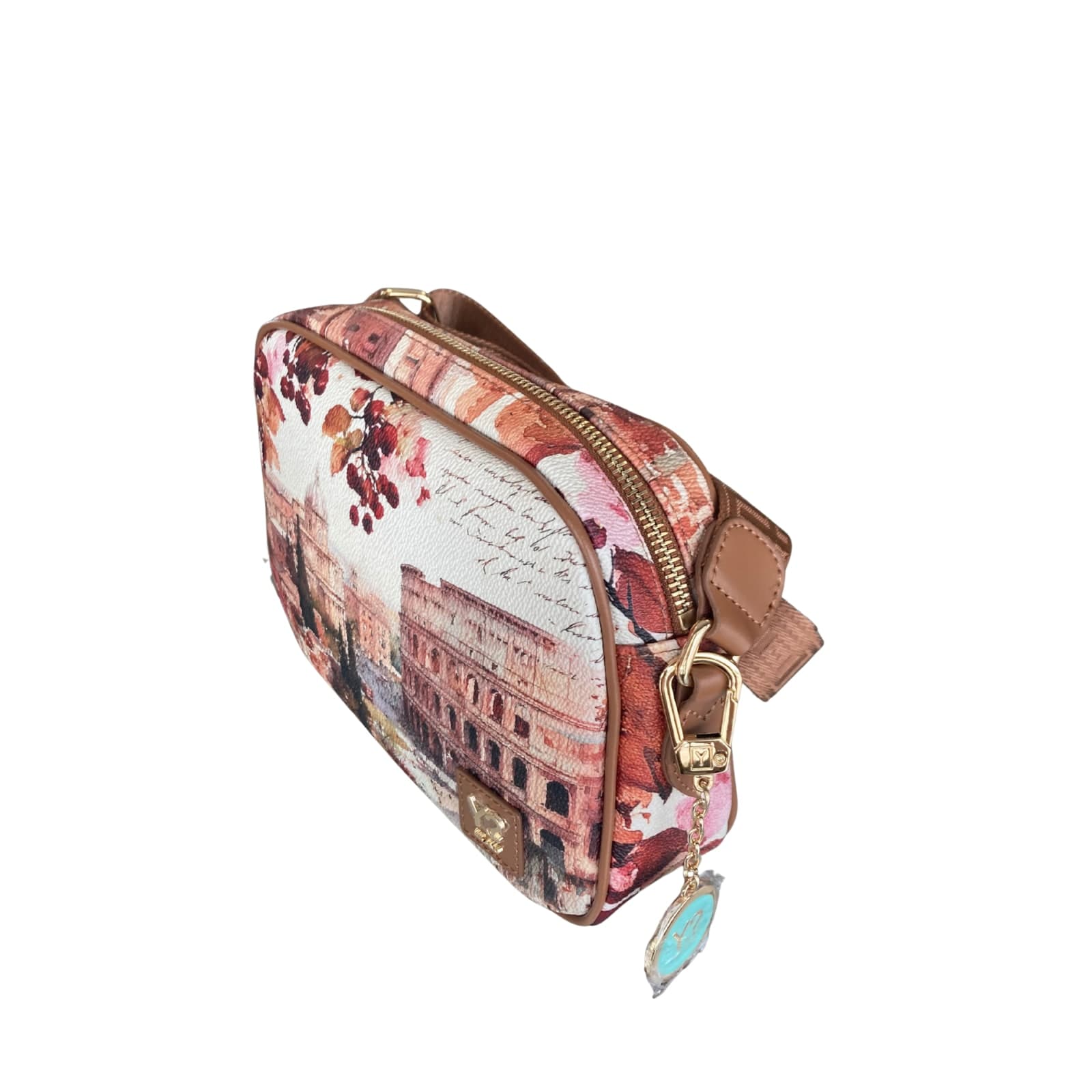 Ynot borsa a tracolla camera bag dear Rome marrone - 3