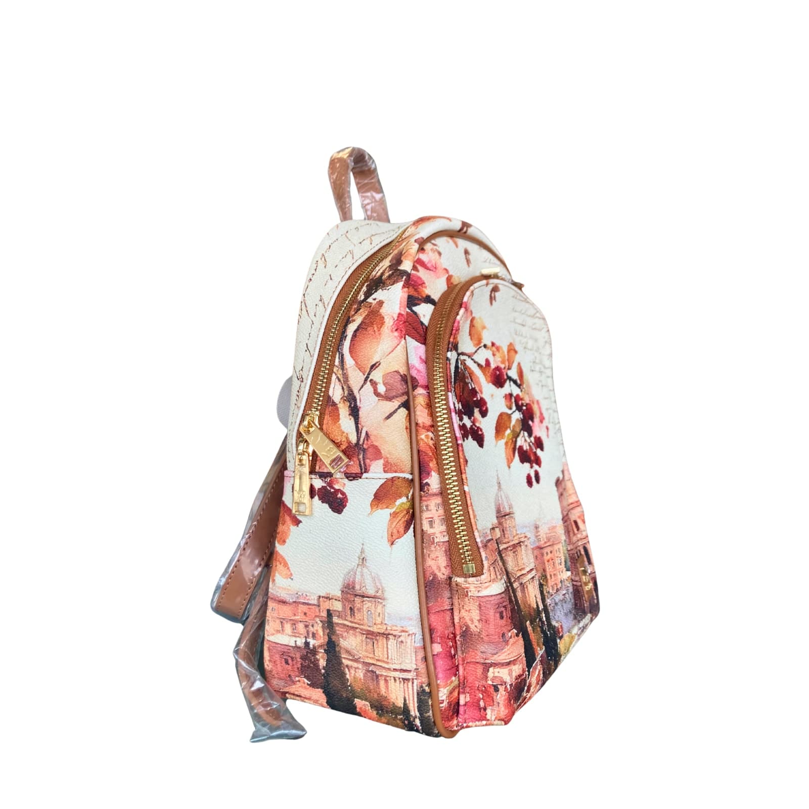 Ynot zaino backpack spalline regolabili dear Rome marrone - 3