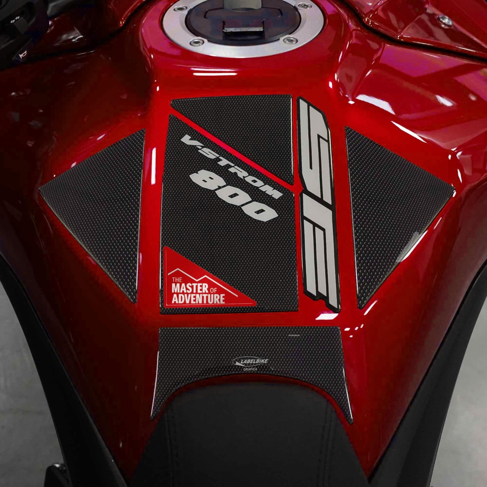 Adesivo Paraserbatoio moto compatibile con Suzuki V-Strom 800 SE 2025-2026 - 12
