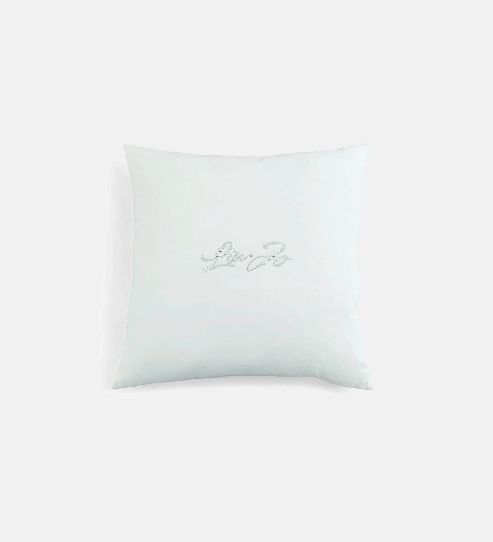 Cuscino Arredo Basico Liu Jo ! 40x40 sfoderabile in Raso di Cotone con Logo Swarovski - 12