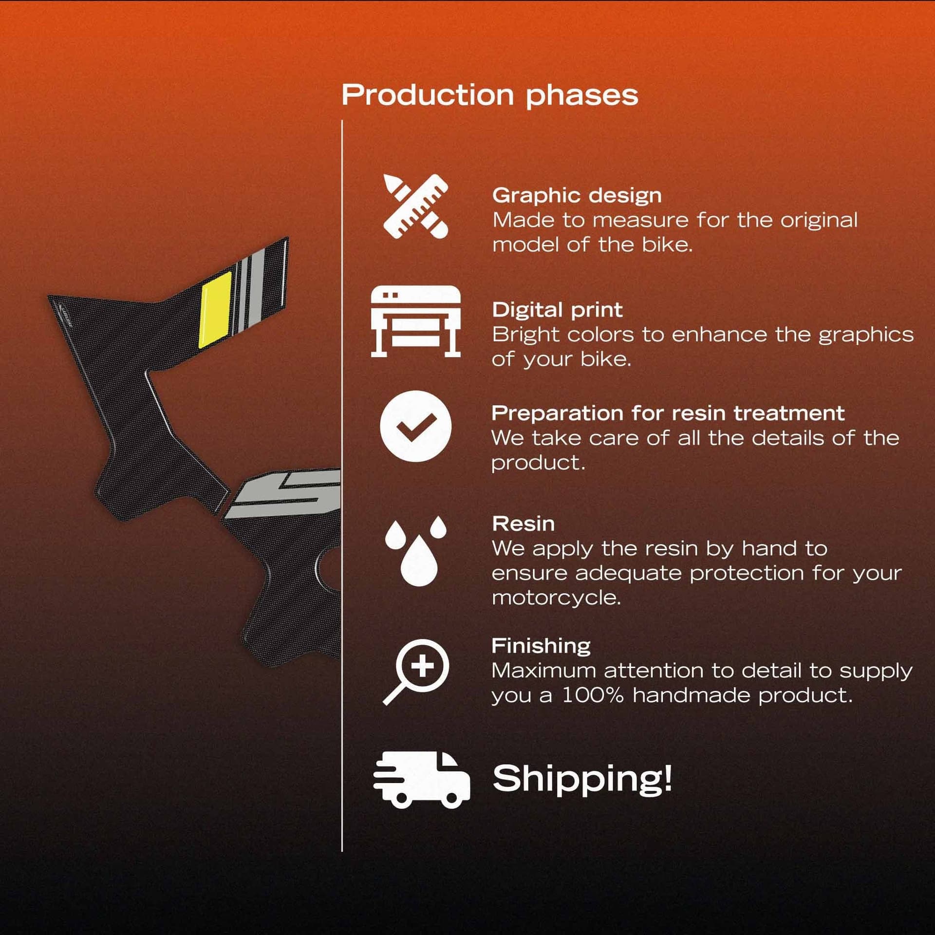 Adesivo 3D Cupolino moto compatibile con Suzuki V-Strom 800 SE 2025-2026 - 4
