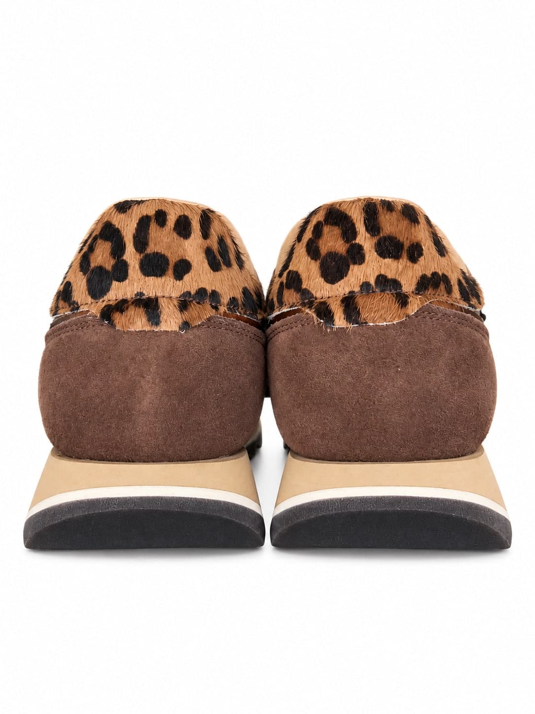 Blauer sneakers donna Mills in pelle brown - 4