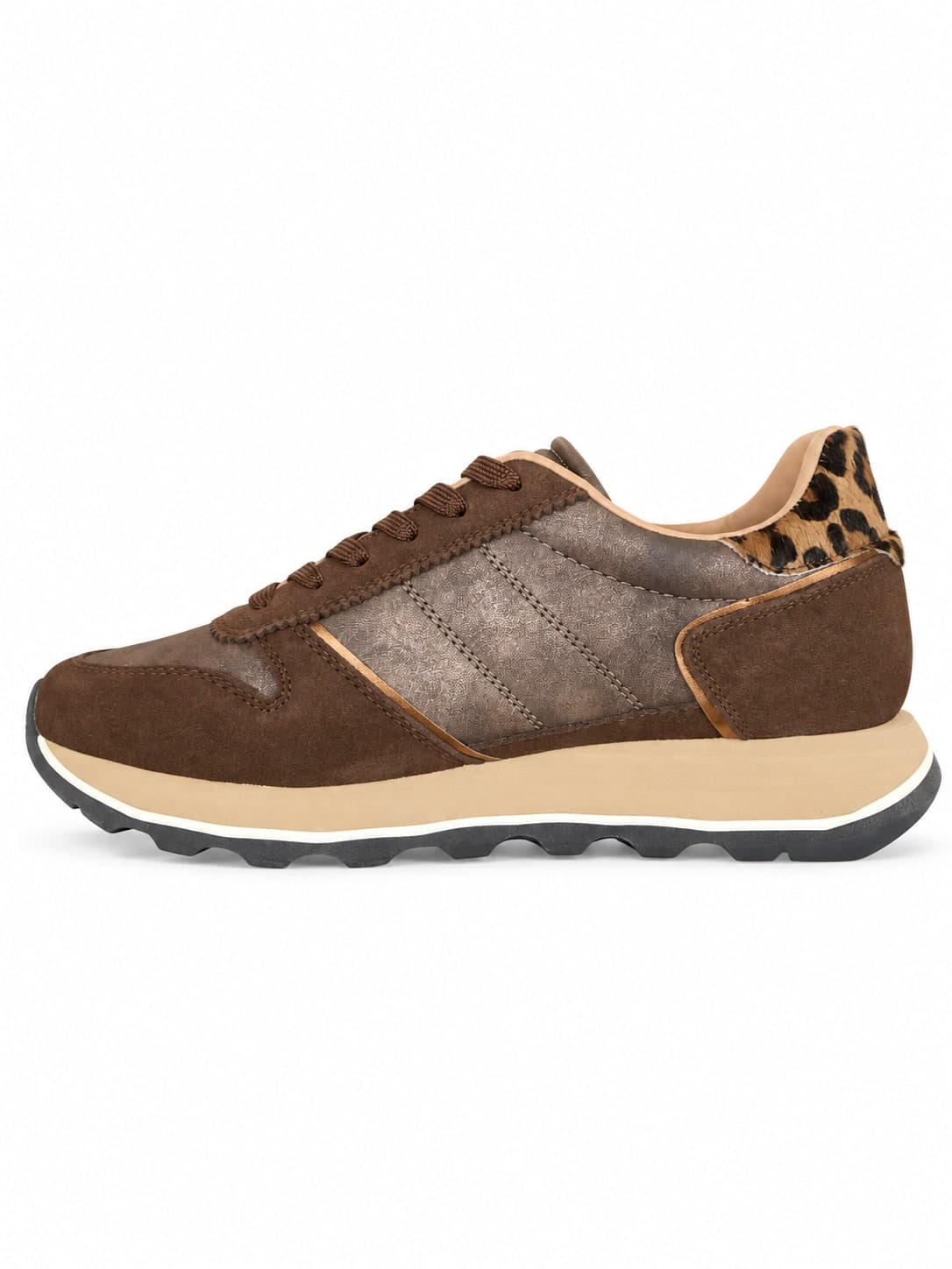 Blauer sneakers donna Mills in pelle brown - 6