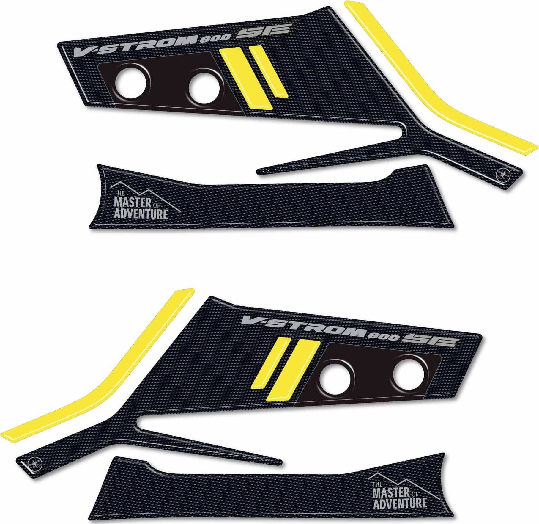 Adesivi 3D Paramani moto compatibile con Suzuki V-Strom 800 SE 2025-2026 - 2