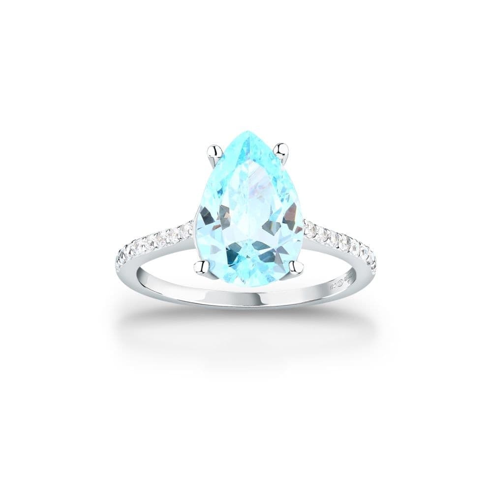 Anello Morellato Tesori Pietra Azzurra a Goccia (SAIW205) - 2