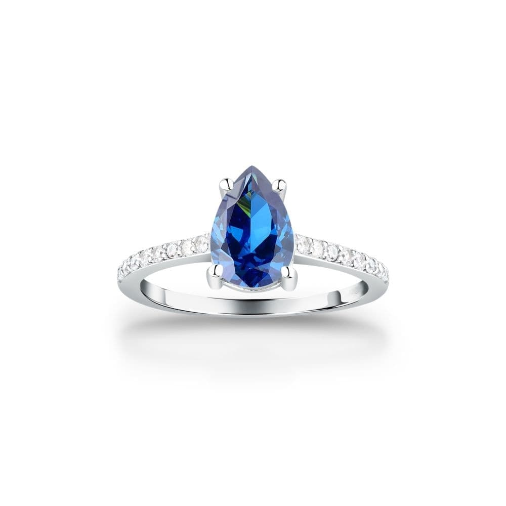 Anello Morellato Tesori Pietra Blu a Goccia (SAIW204) - 2