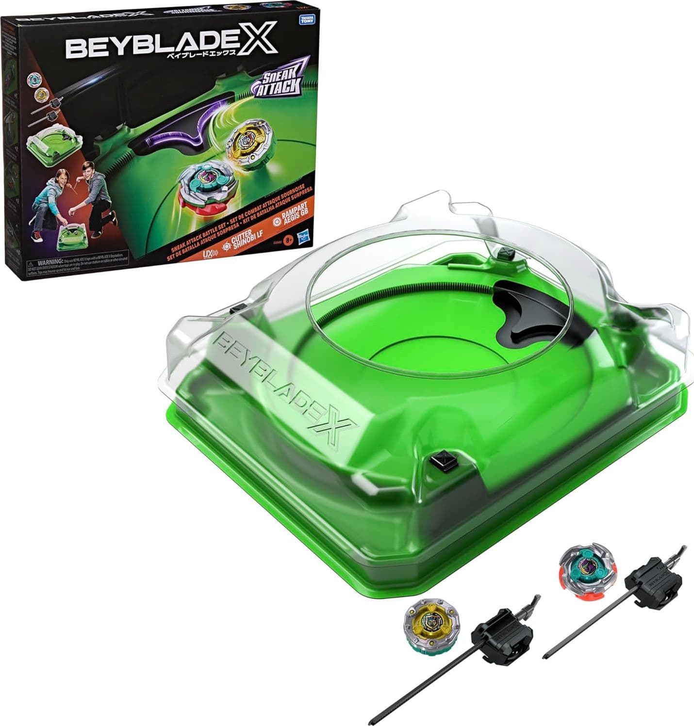 Hasbro - Beyblade Arena Beystadium con 2 trottole