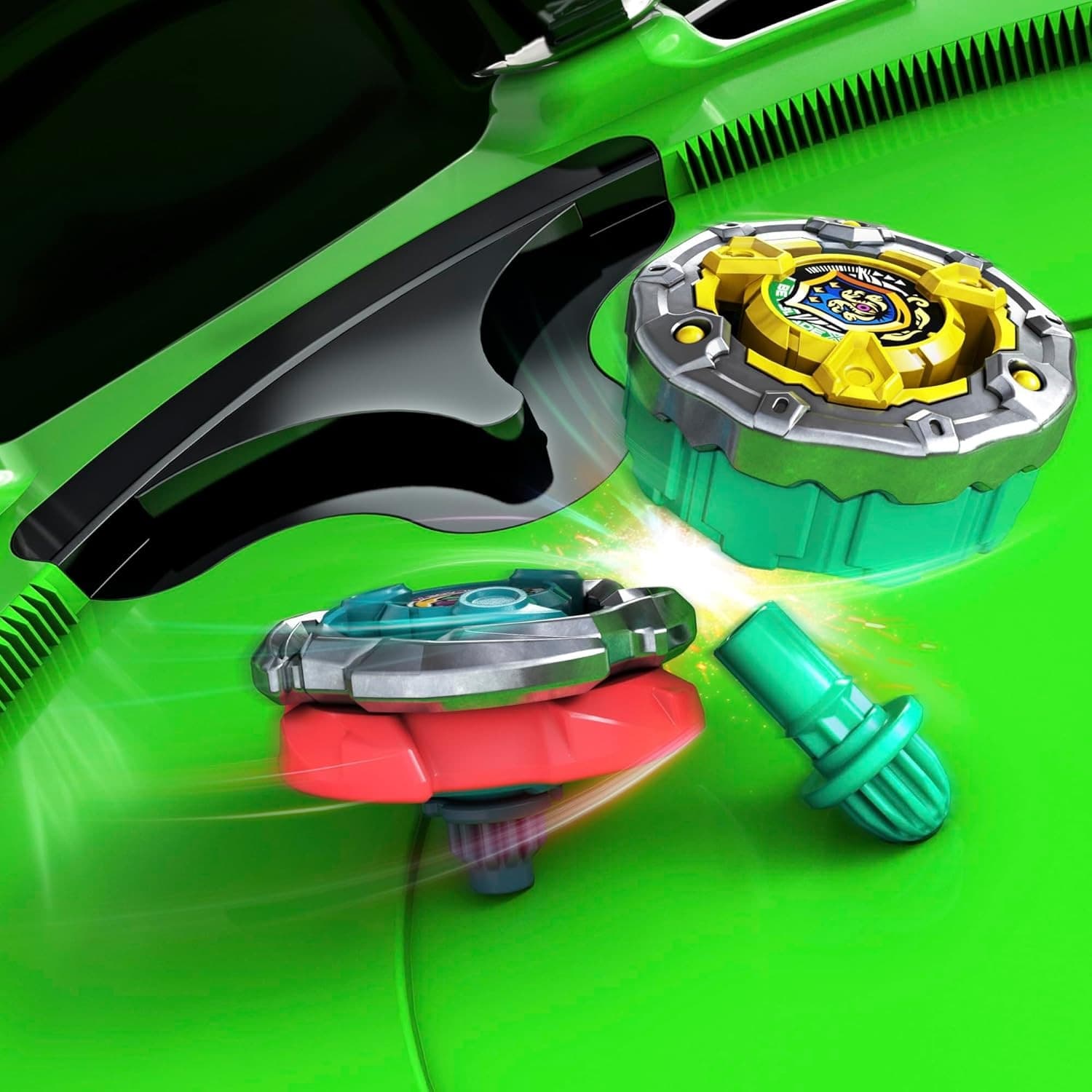 Hasbro - Beyblade Arena Beystadium con 2 trottole - 6