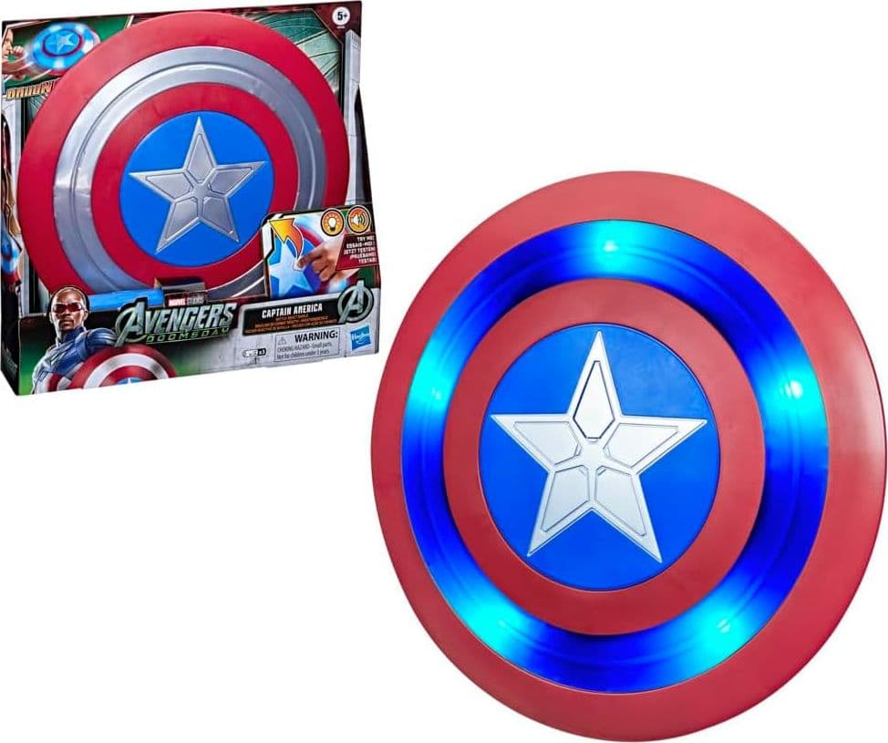 Hasbro - Marvel Scudo Battle-React di Captain America - 2
