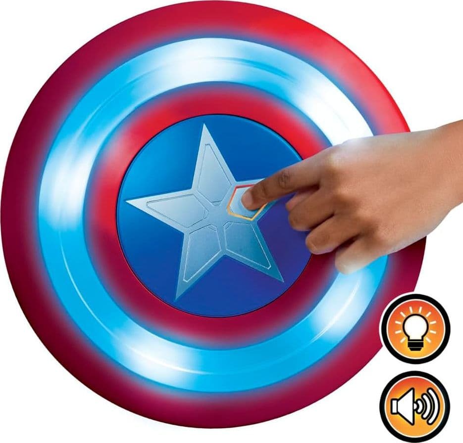 Hasbro - Marvel Scudo Battle-React di Captain America - 4
