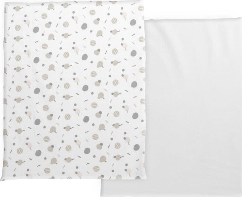 Set Lenzuola con angoli in Cotone Chicco per Next2Me Forever - 2pz Confetti - 2