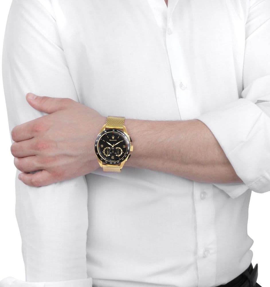 Orologio Maserati Traguardo Cronografo Oro (R8873612010) - 6