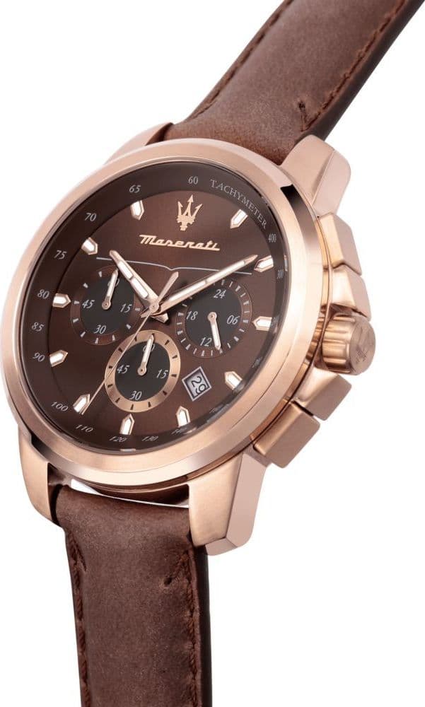 Orologio Maserati Successo Cronografo Marrone (R8871621004) - 3