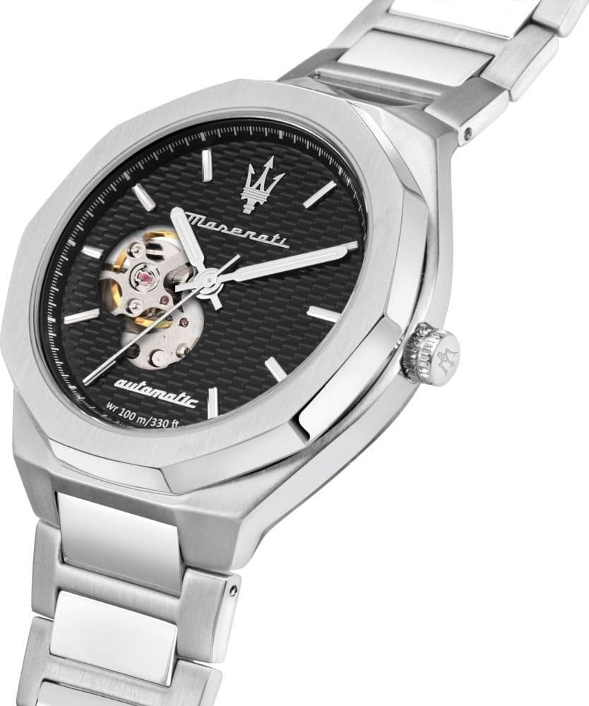 Orologio Maserati Stile Automatico Open Nero (R8823142002) - 2
