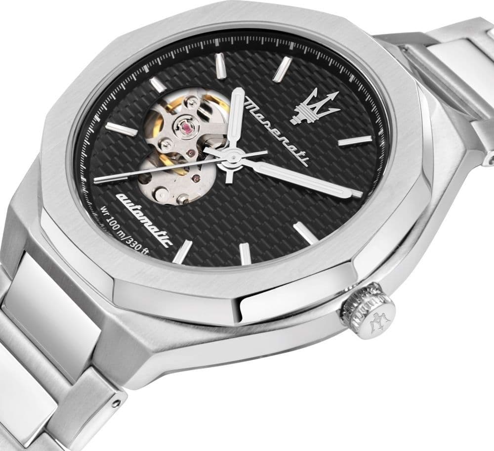 Orologio Maserati Stile Automatico Open Nero (R8823142002) - 3