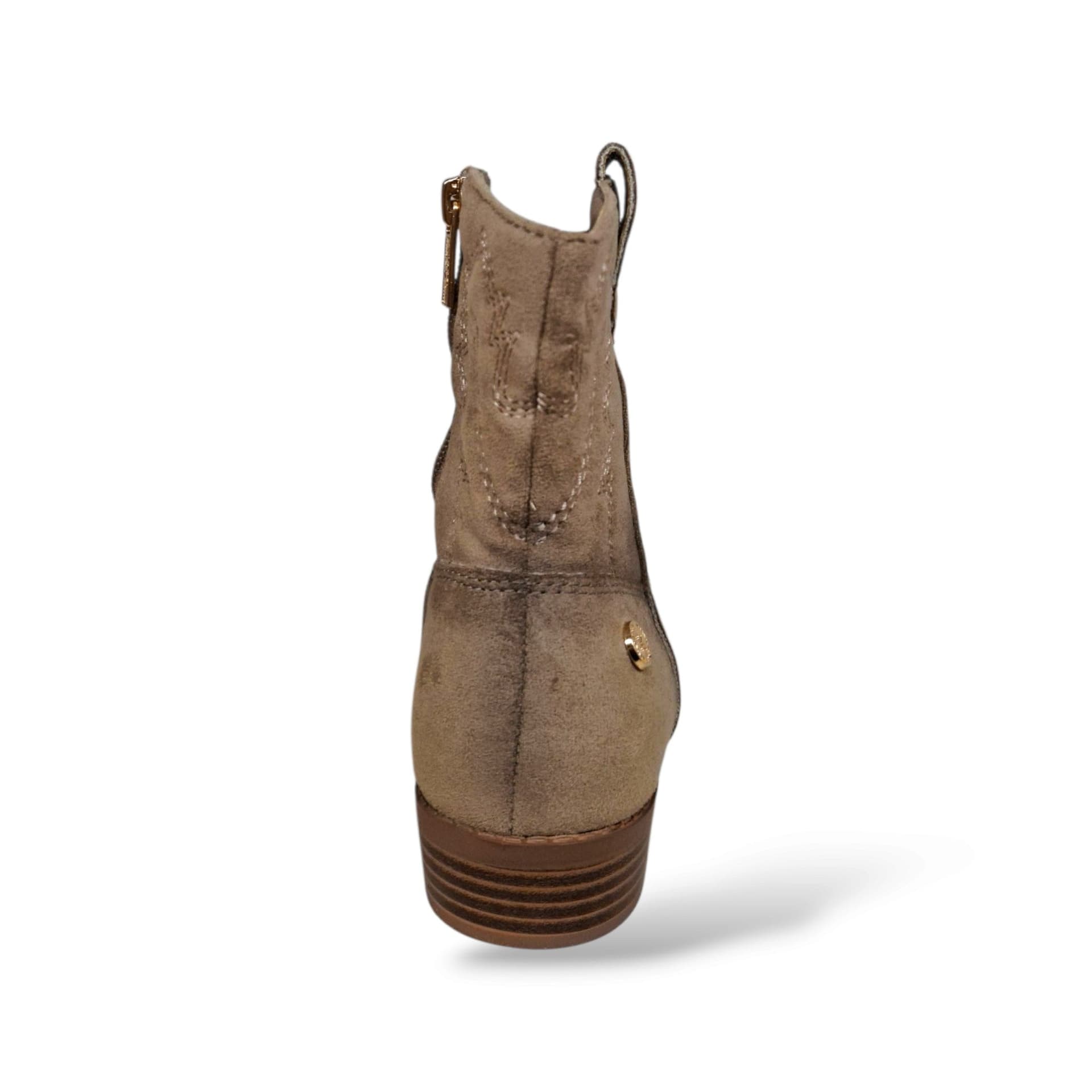 Xti Botin 15407101 Stivaletto Camperos Bambine Ragazze Beige | Suede Morbido Luminoso Zip Laterale Western Chic Femminile Naturale Versatile Neutro Raffinato Contemporaneo Scuola Autunnale | Taglie 32-38 | Scarpetteria Gica - 3