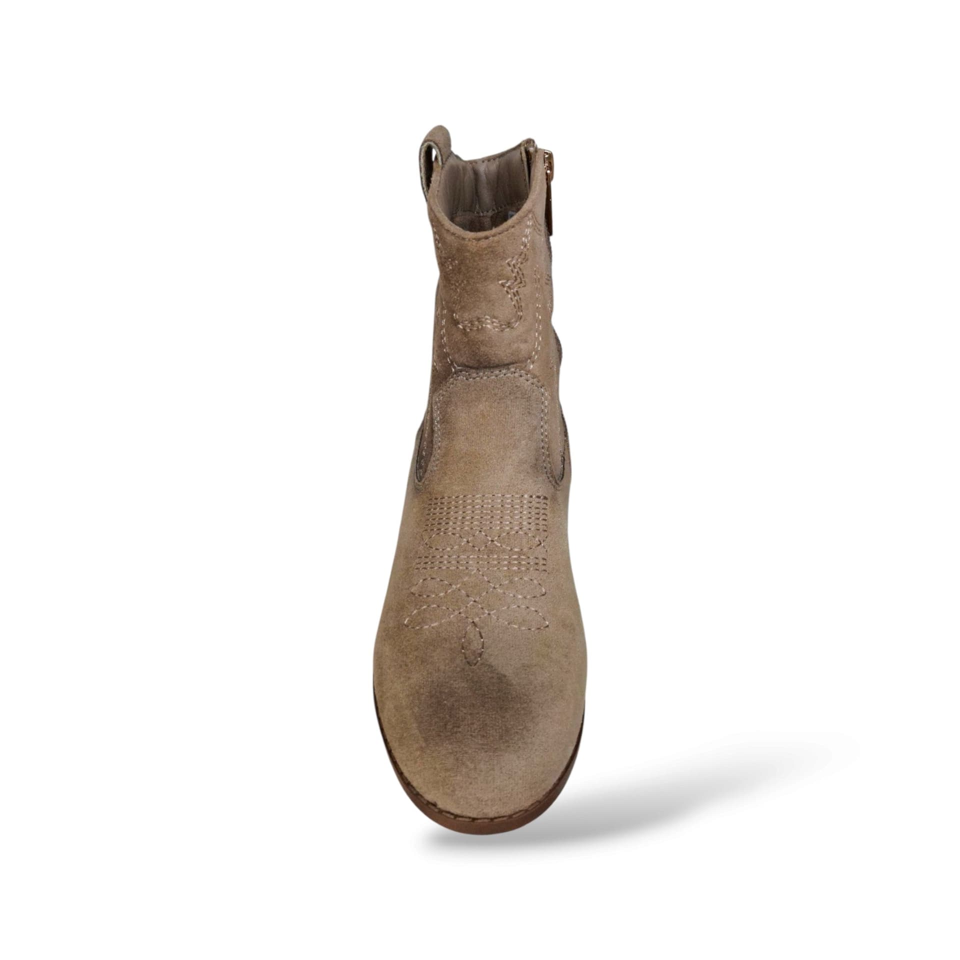 Xti Botin 15407101 Stivaletto Camperos Bambine Ragazze Beige | Suede Morbido Luminoso Zip Laterale Western Chic Femminile Naturale Versatile Neutro Raffinato Contemporaneo Scuola Autunnale | Taglie 32-38 | Scarpetteria Gica - 4