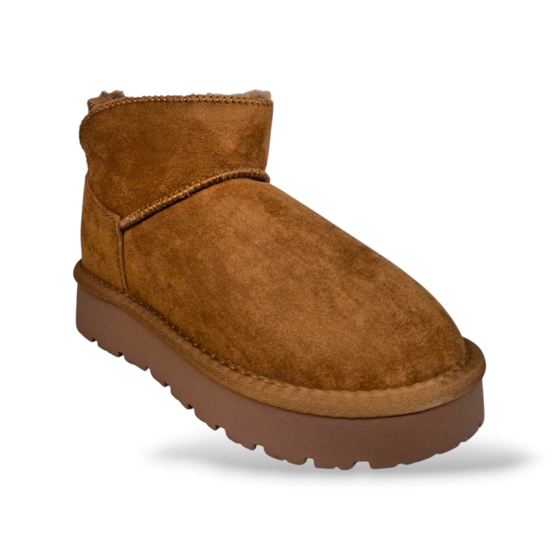 Xti Botin 15111701 Stivaletto Bambine Ragazze Camel | Suede Nabuk Caldo Dorato Interno Pelliccia Sintetica Avvolgente Soffice Comfort Invernale Raffinato Naturale Autunnale Scuola Passeggiata | Taglie 33-39 | Scarpetteria Gica - 2