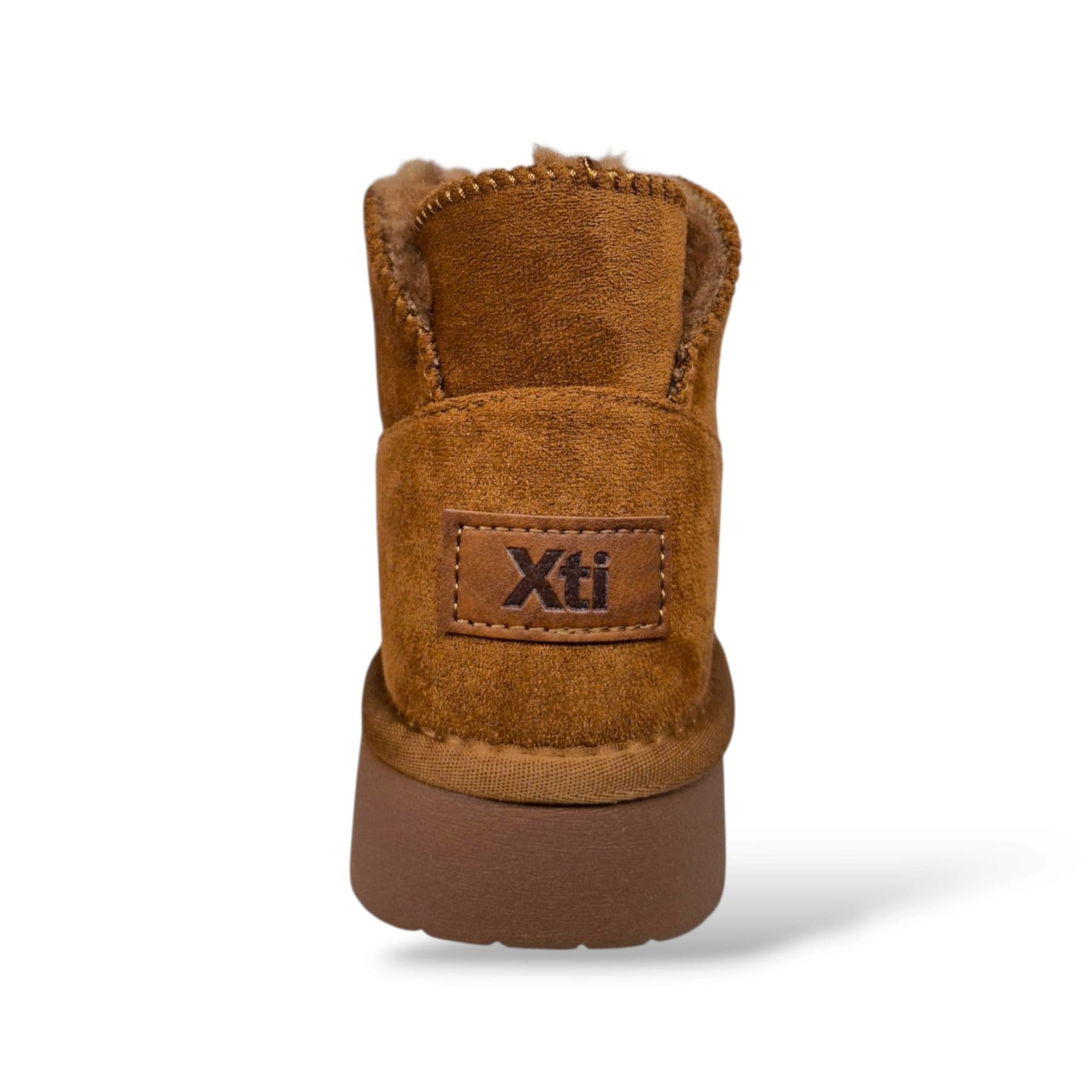 Xti Botin 15111701 Stivaletto Bambine Ragazze Camel | Suede Nabuk Caldo Dorato Interno Pelliccia Sintetica Avvolgente Soffice Comfort Invernale Raffinato Naturale Autunnale Scuola Passeggiata | Taglie 33-39 | Scarpetteria Gica - 3