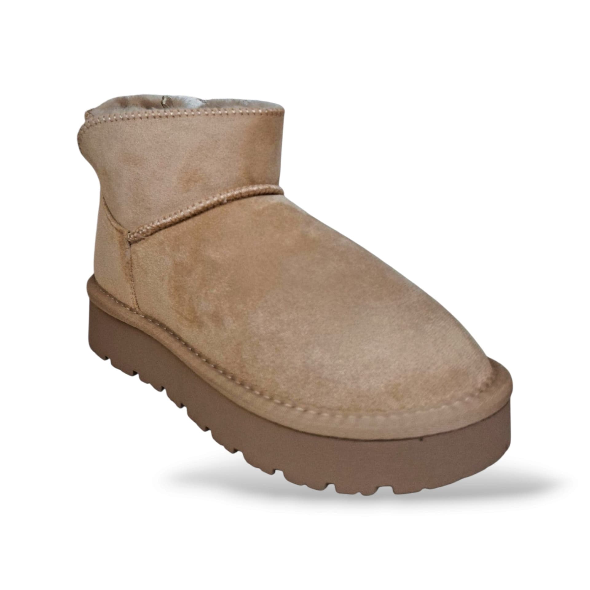 Xti Botin 15111701 Stivaletto Bambine Ragazze Beige | Suede Nabuk Interno Pelliccia Sintetica Caldo Comodo Avvolgente Naturale Raffinato Invernale Versatile Quotidiano Scuola Passeggiata | Taglie 33-39 | Scarpetteria Gica - 2