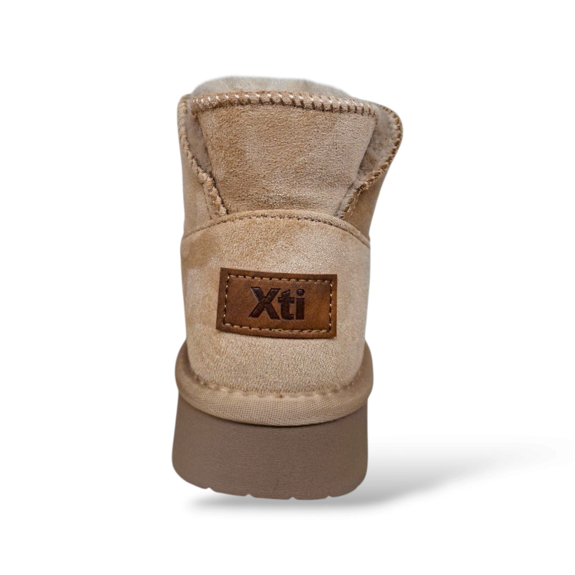 Xti Botin 15111701 Stivaletto Bambine Ragazze Beige | Suede Nabuk Interno Pelliccia Sintetica Caldo Comodo Avvolgente Naturale Raffinato Invernale Versatile Quotidiano Scuola Passeggiata | Taglie 33-39 | Scarpetteria Gica - 3