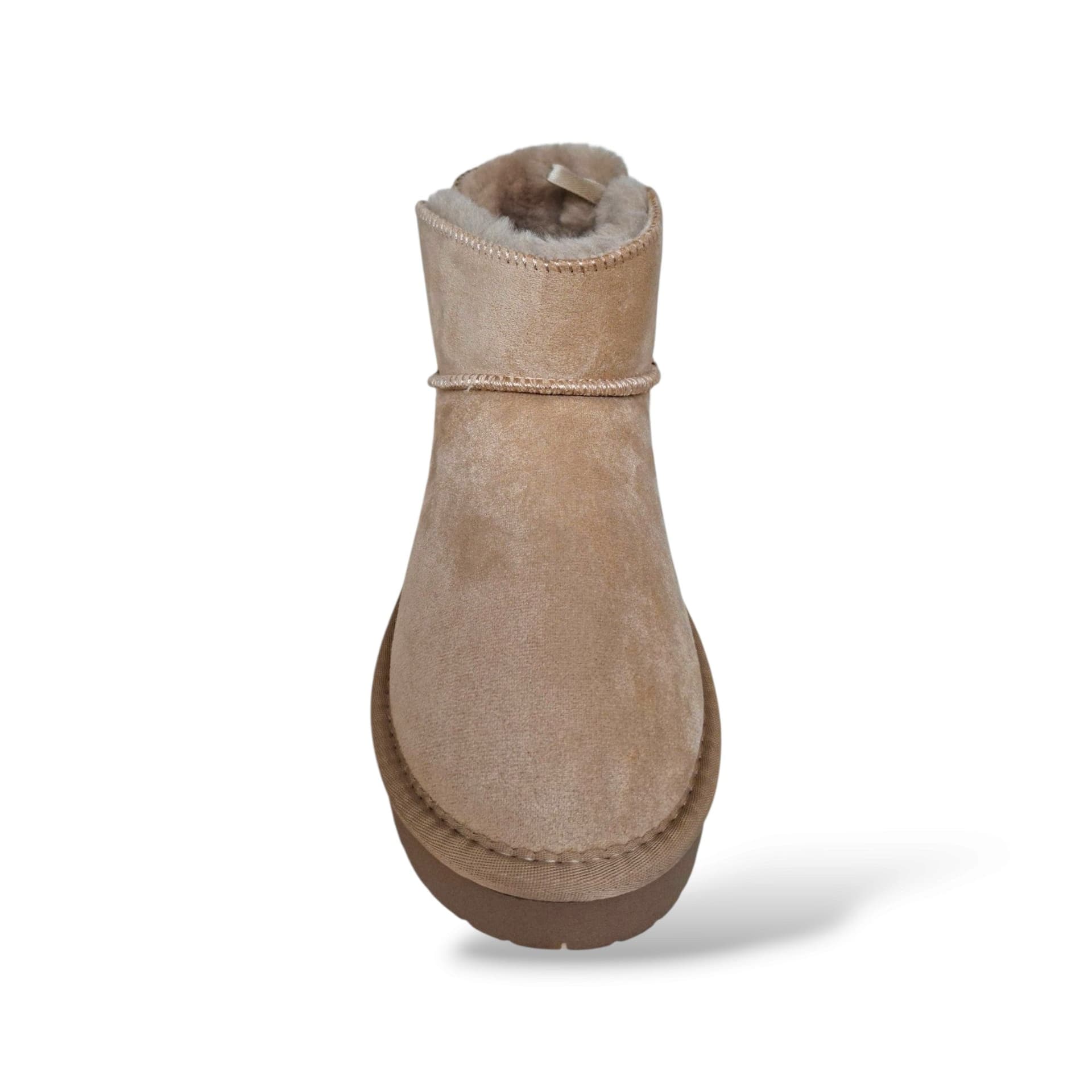Xti Botin 15111701 Stivaletto Bambine Ragazze Beige | Suede Nabuk Interno Pelliccia Sintetica Caldo Comodo Avvolgente Naturale Raffinato Invernale Versatile Quotidiano Scuola Passeggiata | Taglie 33-39 | Scarpetteria Gica - 4