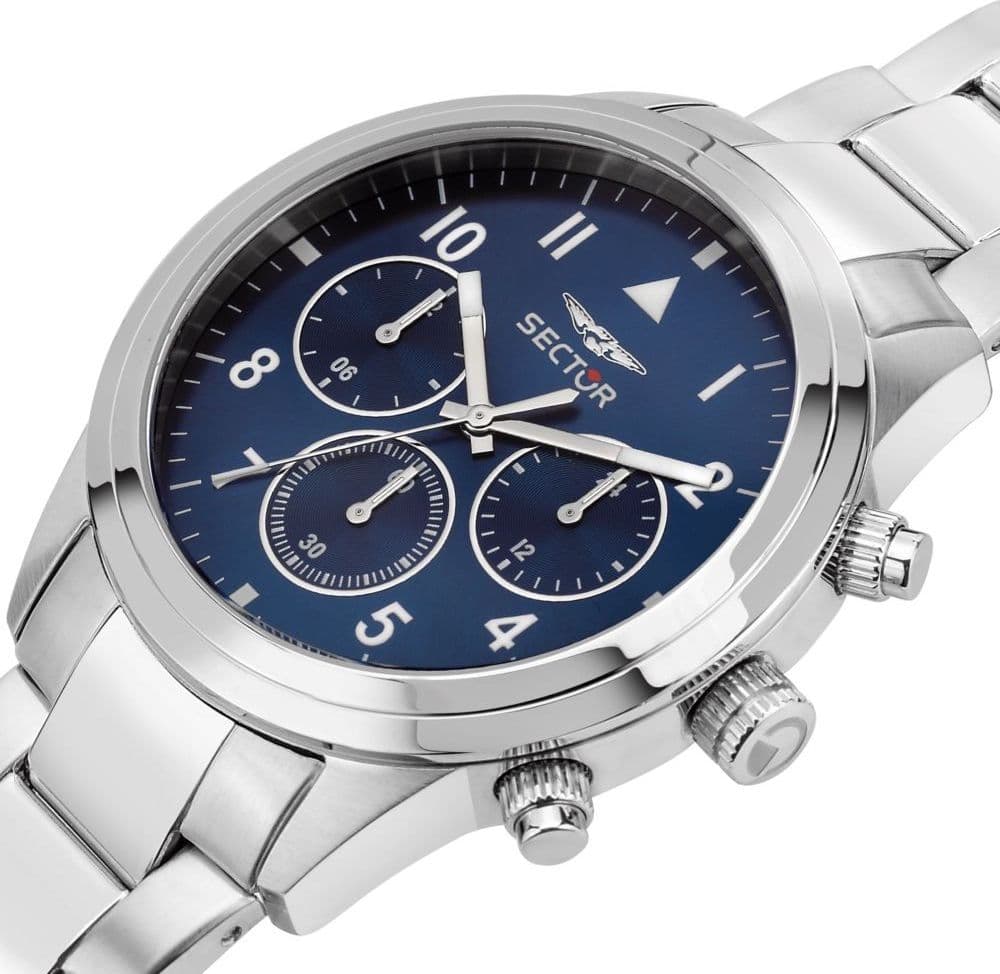 Orologio Sector 670 Multifunzione Blu 40 mm (R3253540012) - 2