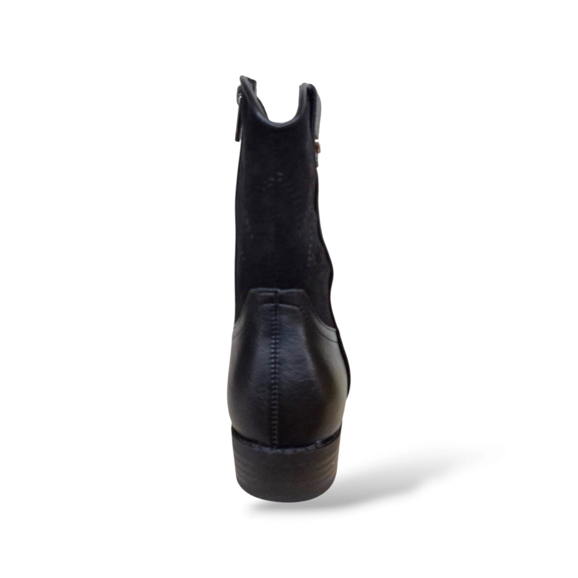 Xti Botin 15416903 Stivaletto Camperos Bambine Ragazze Nero | Pelle Zip Laterale Western Chic Grintoso Deciso Femminile Moda Contemporanea Versatile Autunnale Scuola | Taglie 32-38 | Scarpetteria Gica - 3