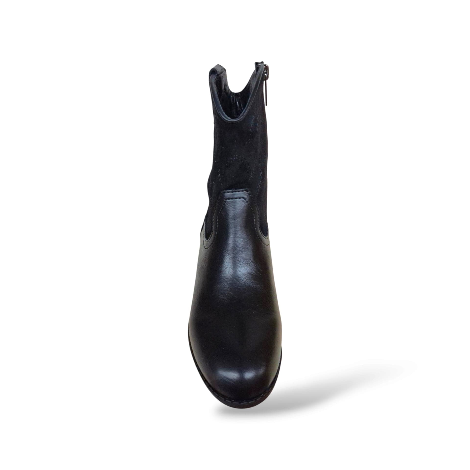 Xti Botin 15416903 Stivaletto Camperos Bambine Ragazze Nero | Pelle Zip Laterale Western Chic Grintoso Deciso Femminile Moda Contemporanea Versatile Autunnale Scuola | Taglie 32-38 | Scarpetteria Gica - 4