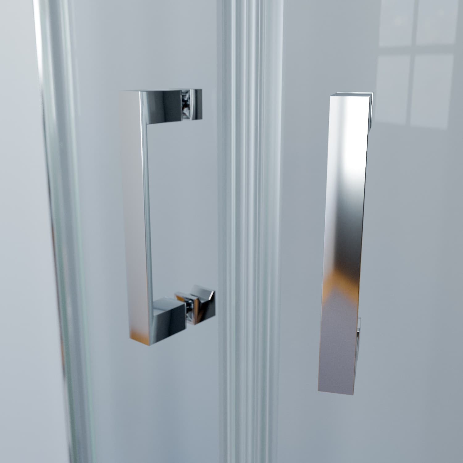 Box doccia 80x100 100x80 semicircolare scorrevole h195 6mm ATENA - 4