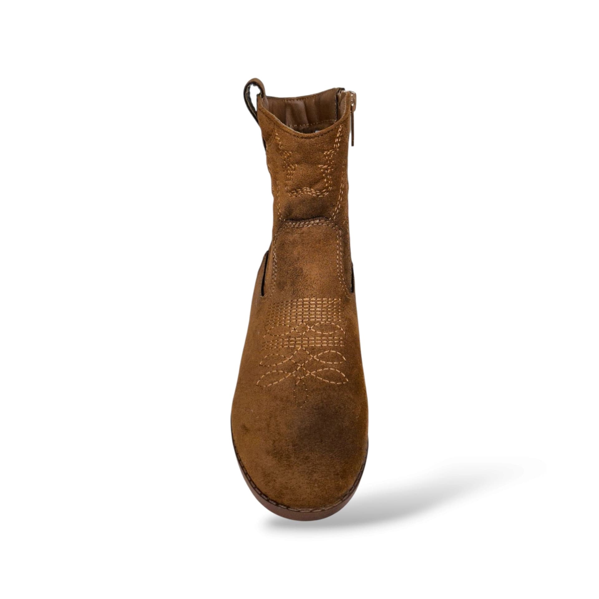 Xti Botin 15407103 Stivaletto Camperos Bambine Ragazze Camel | Suede Caldo Raffinato Zip Laterale Western Chic Femminile Autunnale Naturale Versatile Moda Contemporanea Scuola | Taglie 32-38 | Scarpetteria Gica - 4