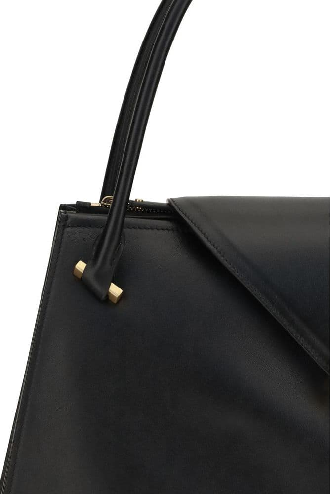 Versace Black Calf Leather Bos Taurus Shoulder Bag - 4