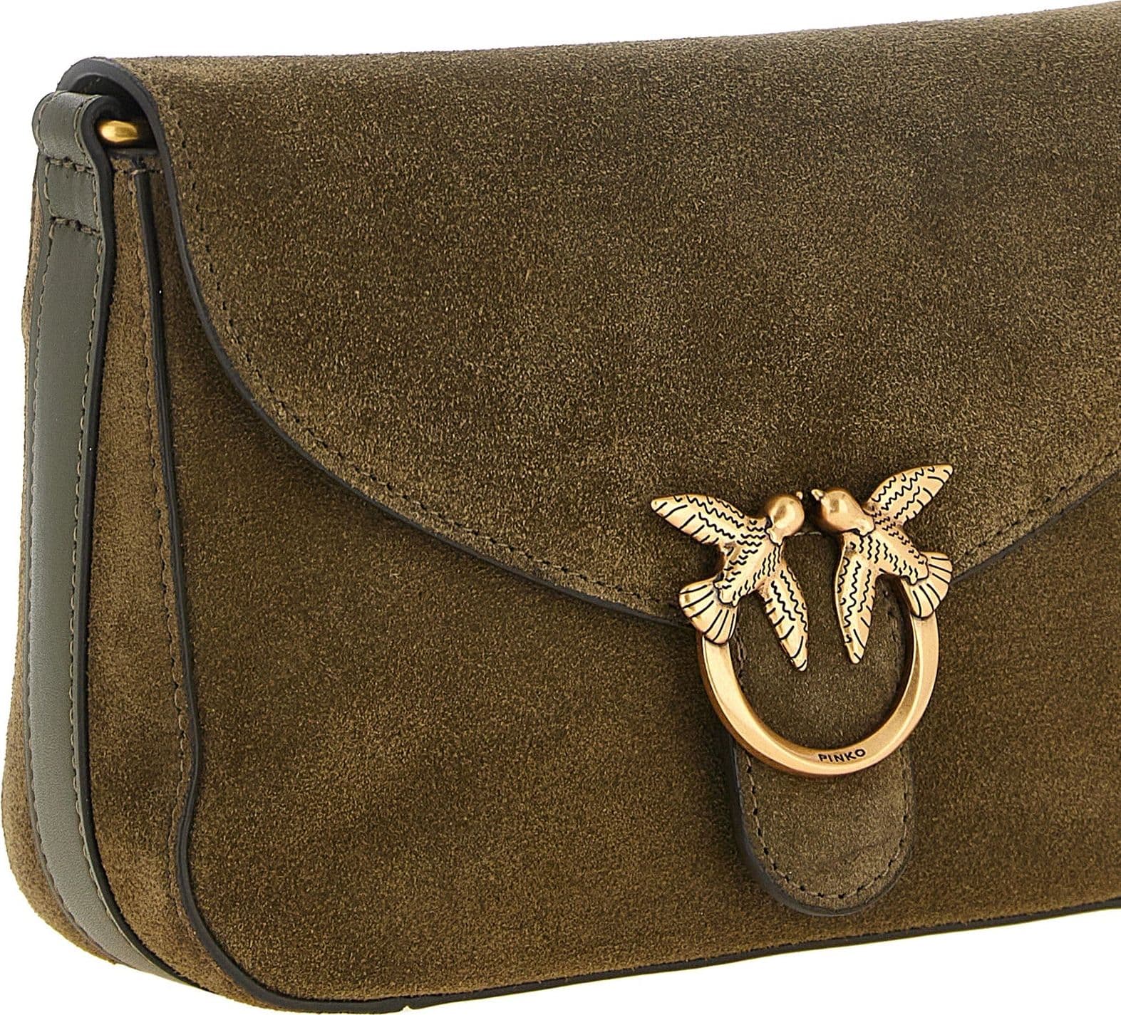 PINKO Bicolor Calfskin Crossbody Bag - 3
