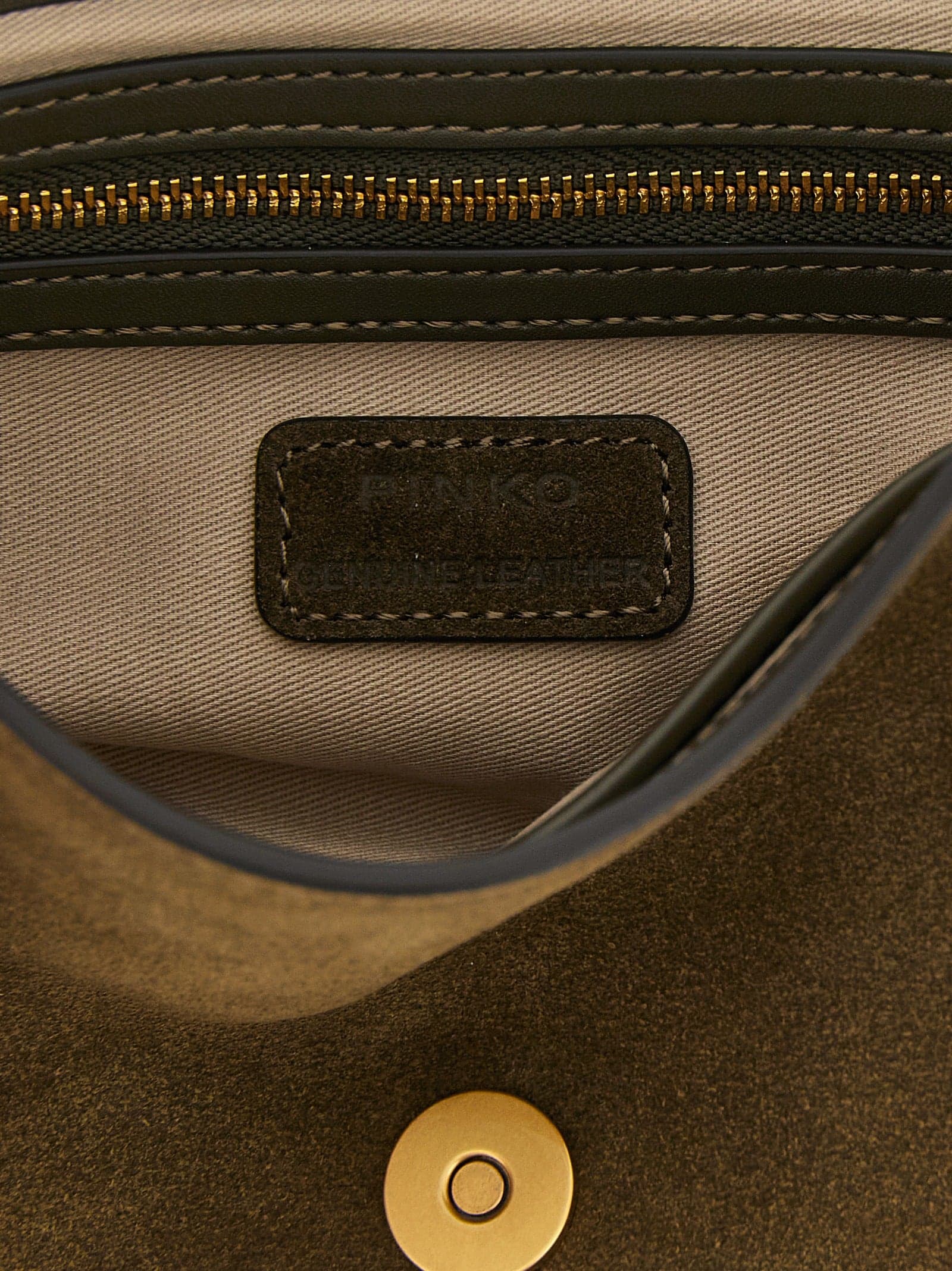 PINKO Bicolor Calfskin Crossbody Bag - 4