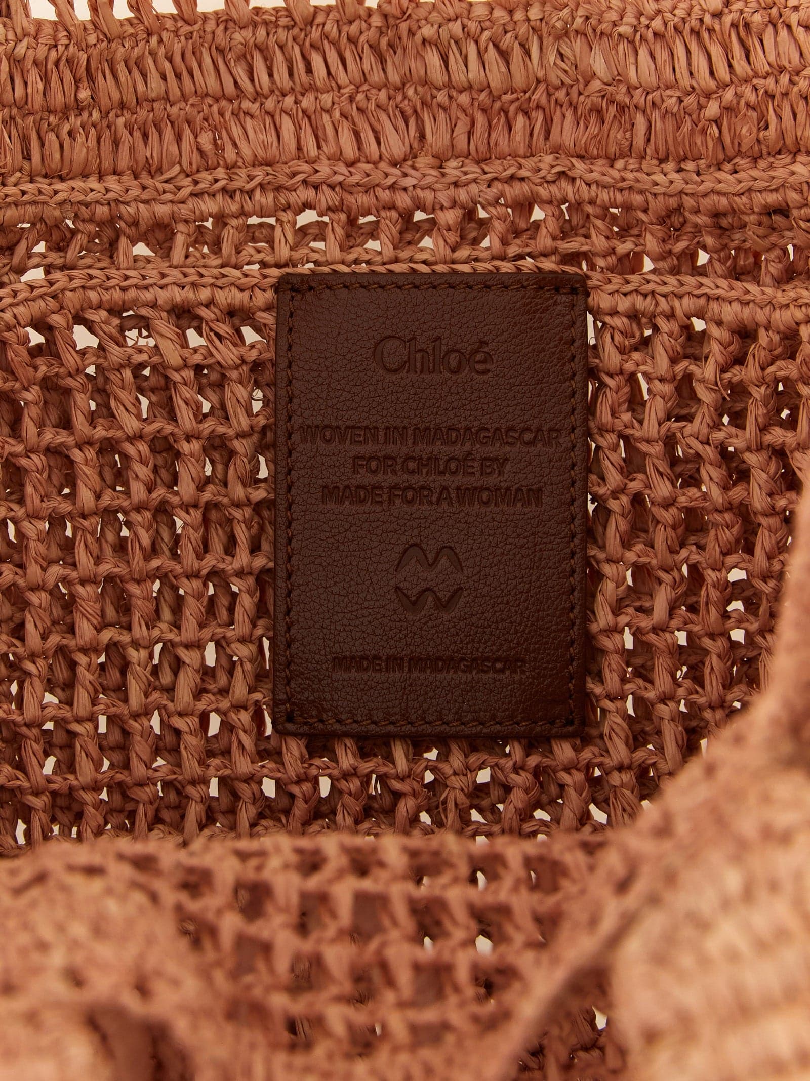 Chloé Multicolor Raffia Tote Bag - 4