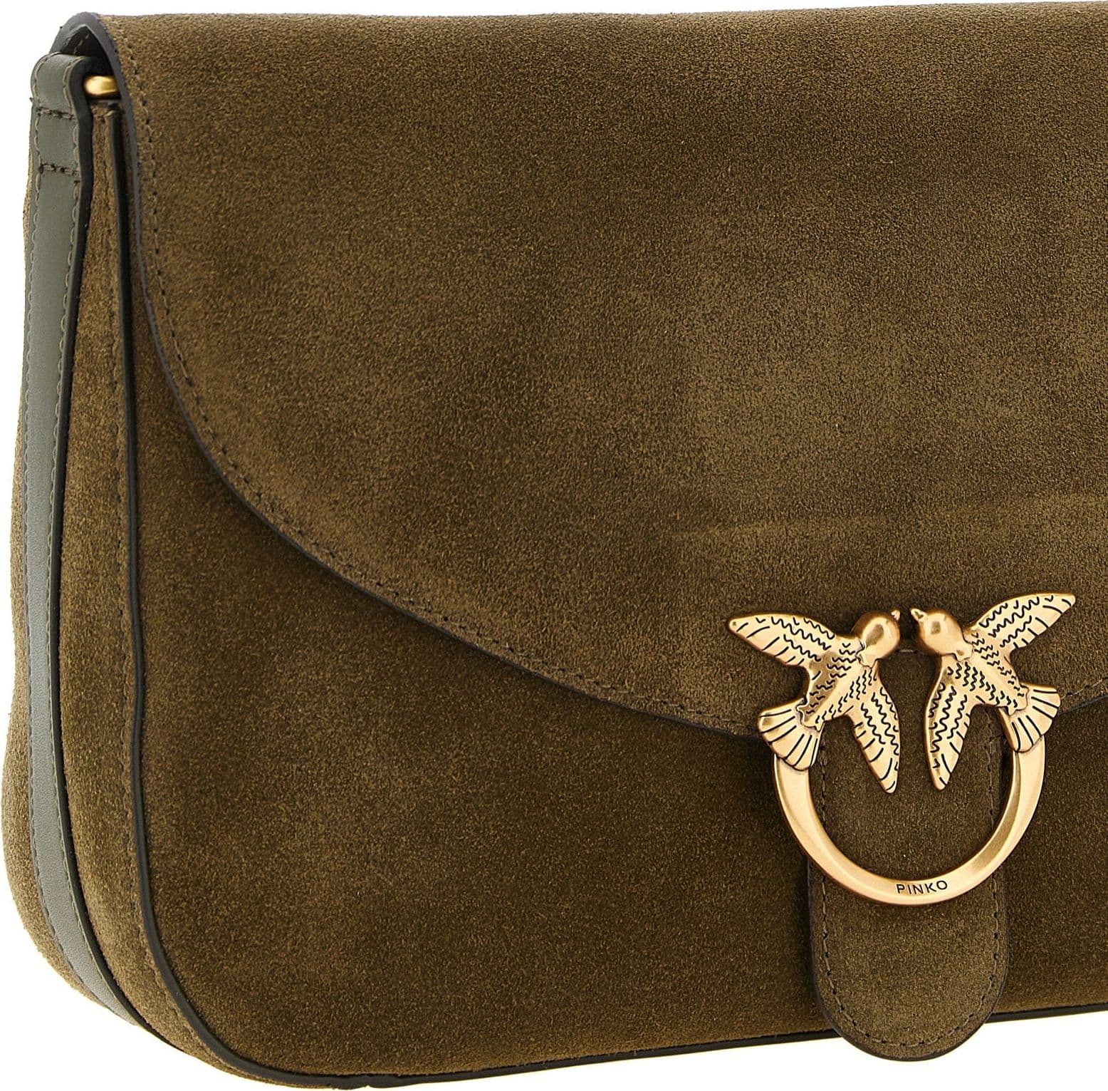 PINKO Bicolor Calfskin Crossbody Bag - 3