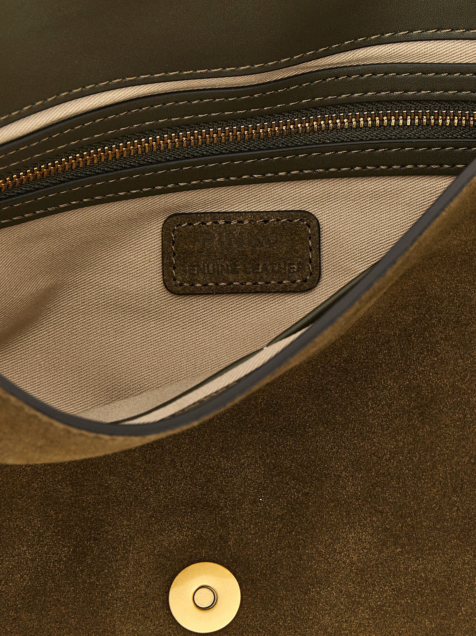 PINKO Bicolor Calfskin Crossbody Bag - 4