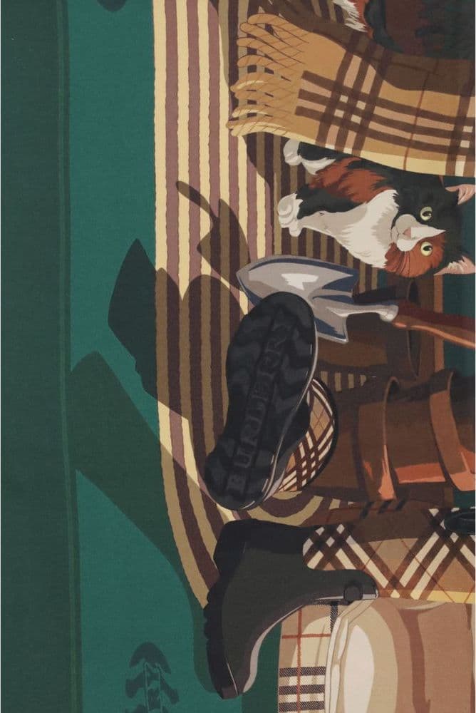 Burberry Bicolor Silk Scarf - 3