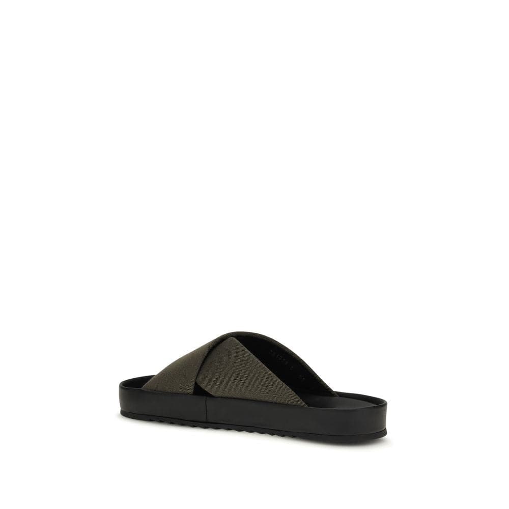 Fendi Bicolor Polyester Flat Sandals - 3