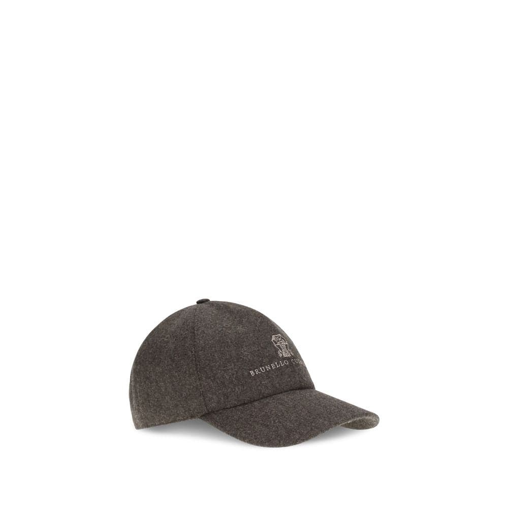 Brunello Cucinelli Brown Wool Oves Aries Cap (Baseball Hat) - 2