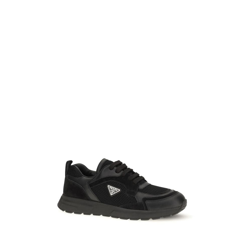 Prada Black Fabric Athletic Sneakers - 2