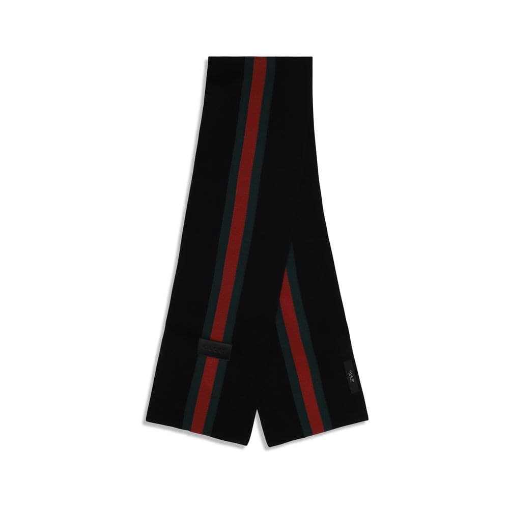 Gucci Black Wool Oves Aries Scarf - 2