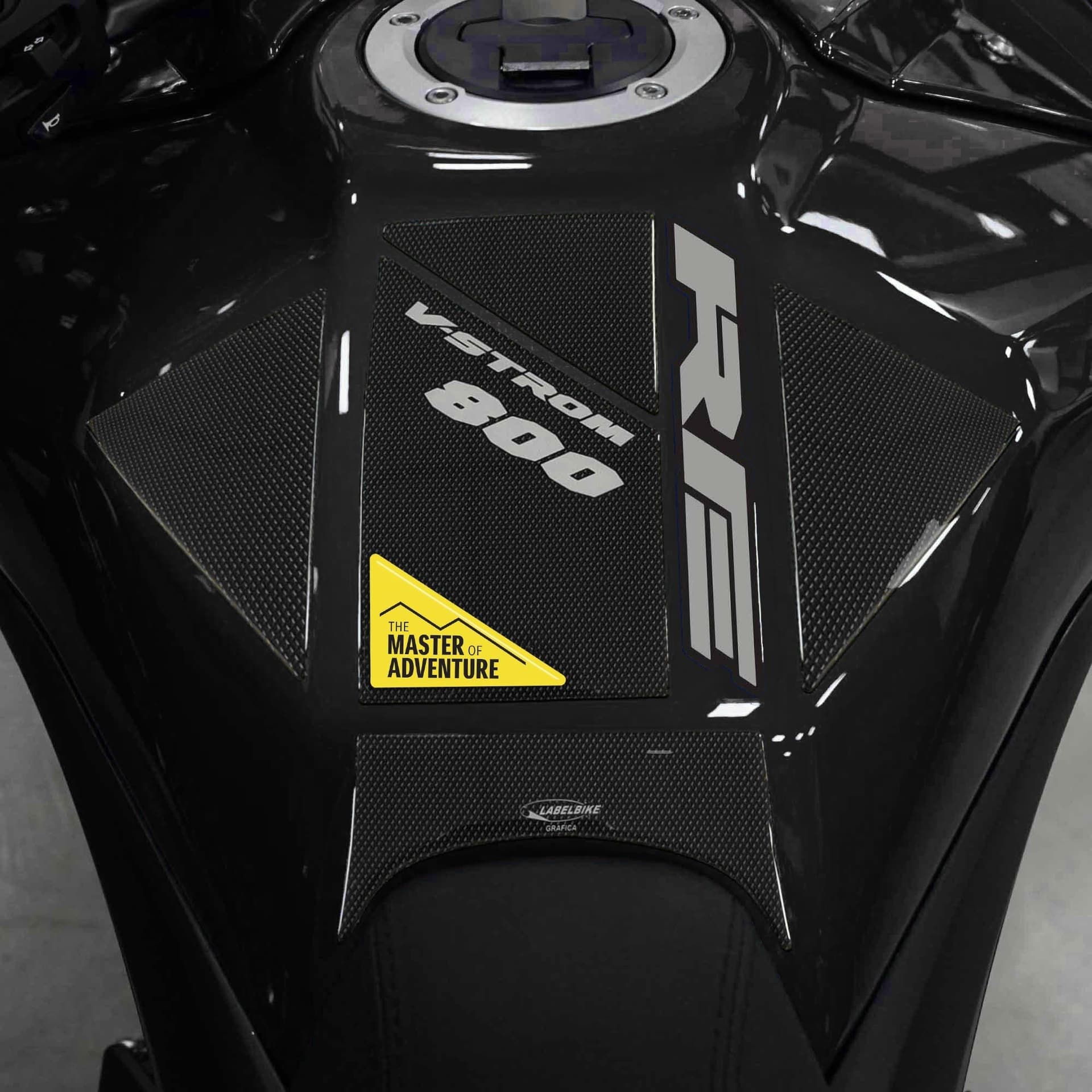 Paraserbatoio Adesivo moto compatibile con Suzuki V-Strom 800 RE 2025-2026 - 1