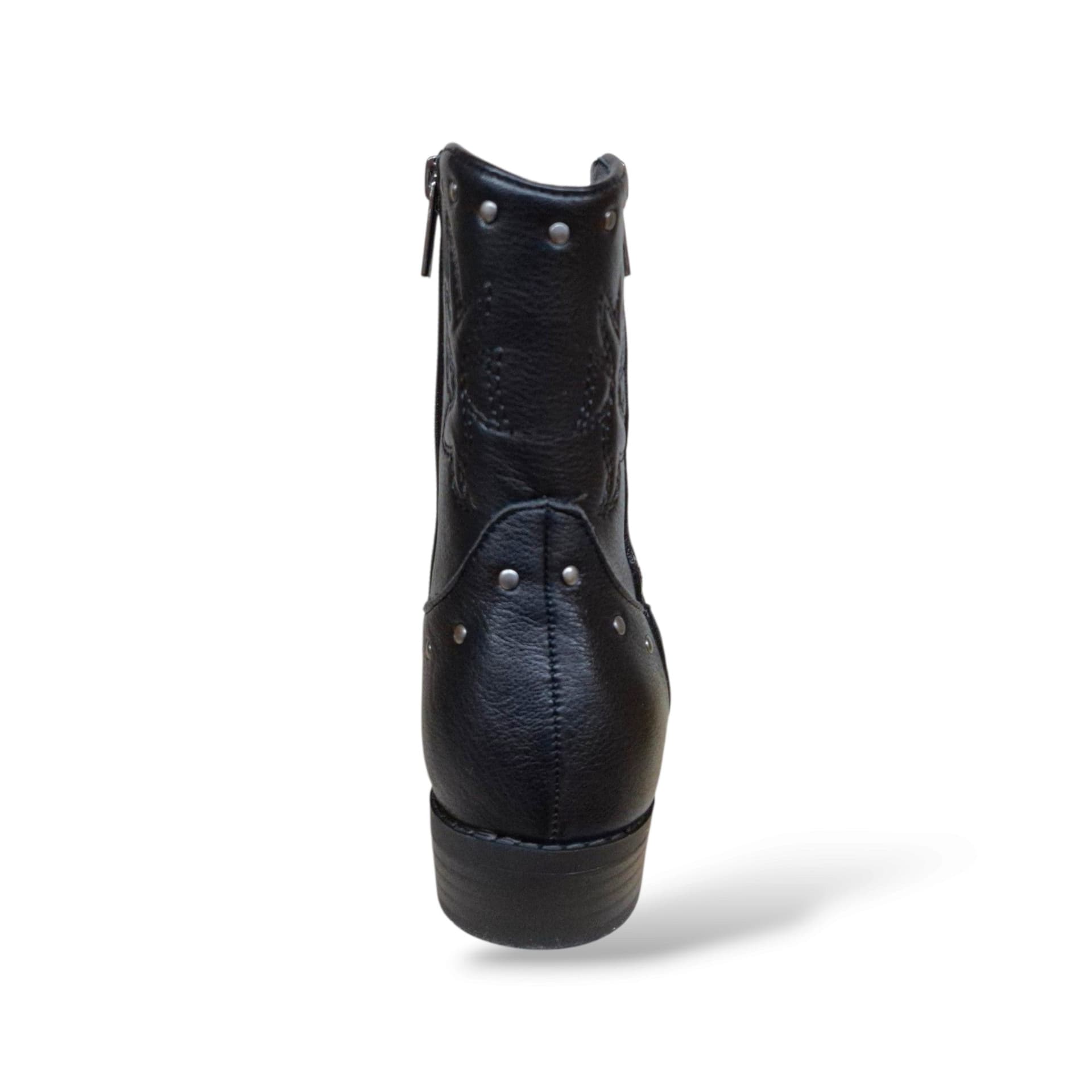 Xti Botin 1541404 Stivaletto Camperos Bambine Ragazze Nero | Pelle Zip Laterale Western Contemporaneo Grintoso Femminile Versatile Moda Elegante Casual Chic Autunnale Back to School | Taglie 32-38 | Scarpetteria Gica - 3