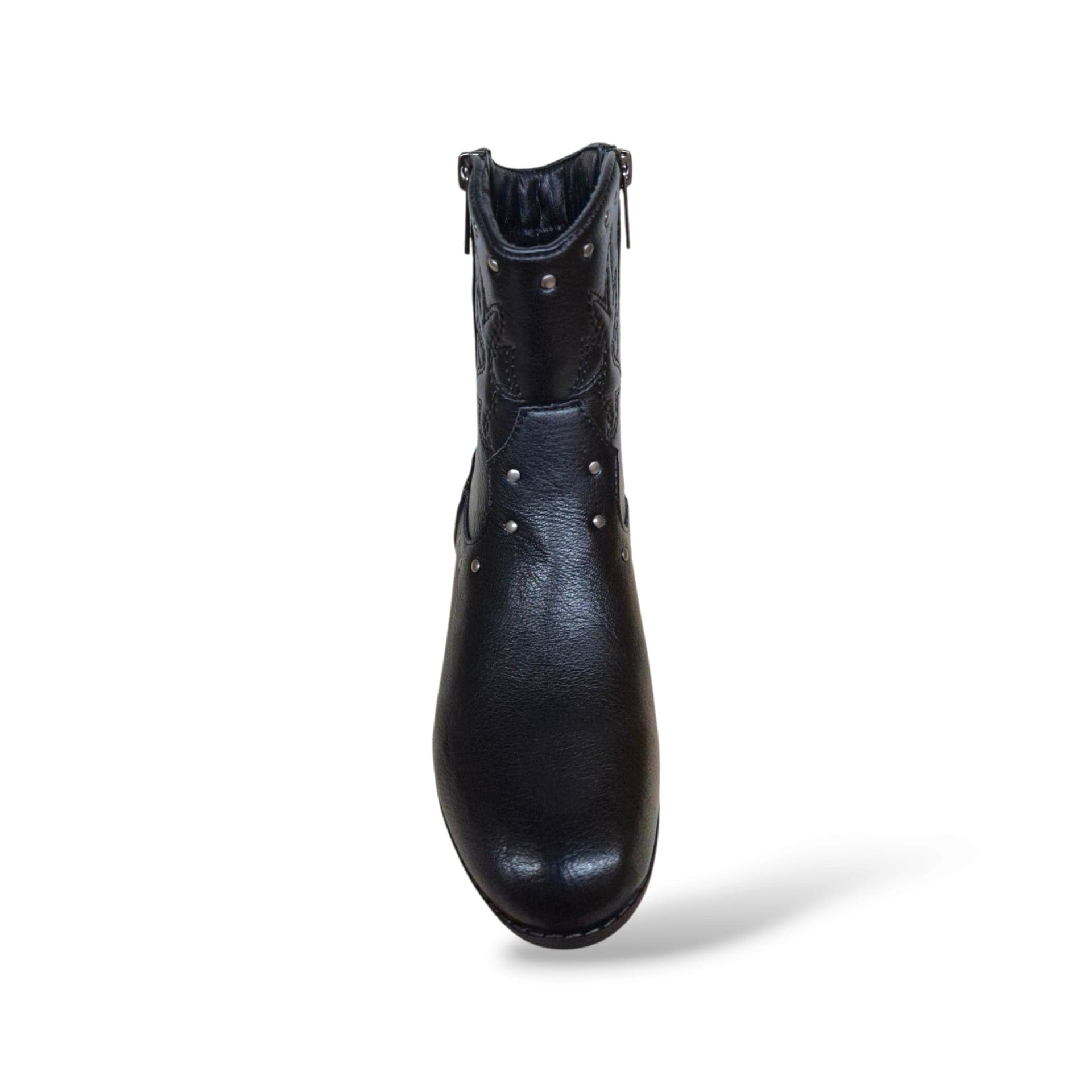 Xti Botin 1541404 Stivaletto Camperos Bambine Ragazze Nero | Pelle Zip Laterale Western Contemporaneo Grintoso Femminile Versatile Moda Elegante Casual Chic Autunnale Back to School | Taglie 32-38 | Scarpetteria Gica - 4
