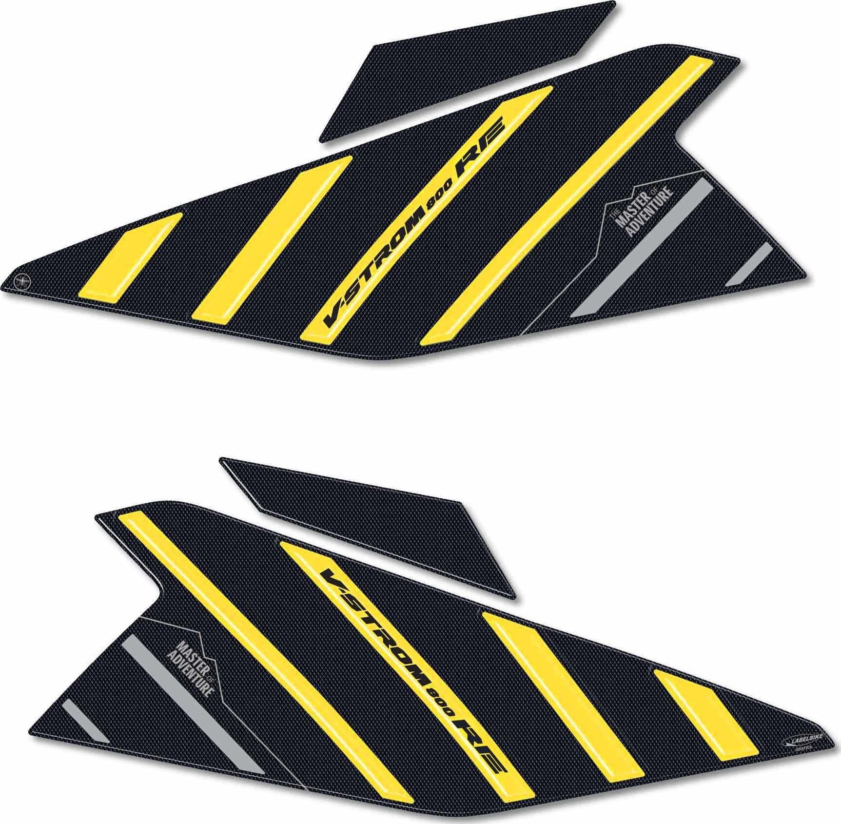 Adesivi 3D Sottosella moto compatibile con Suzuki V-Strom 800 RE 2025-2026 - 2