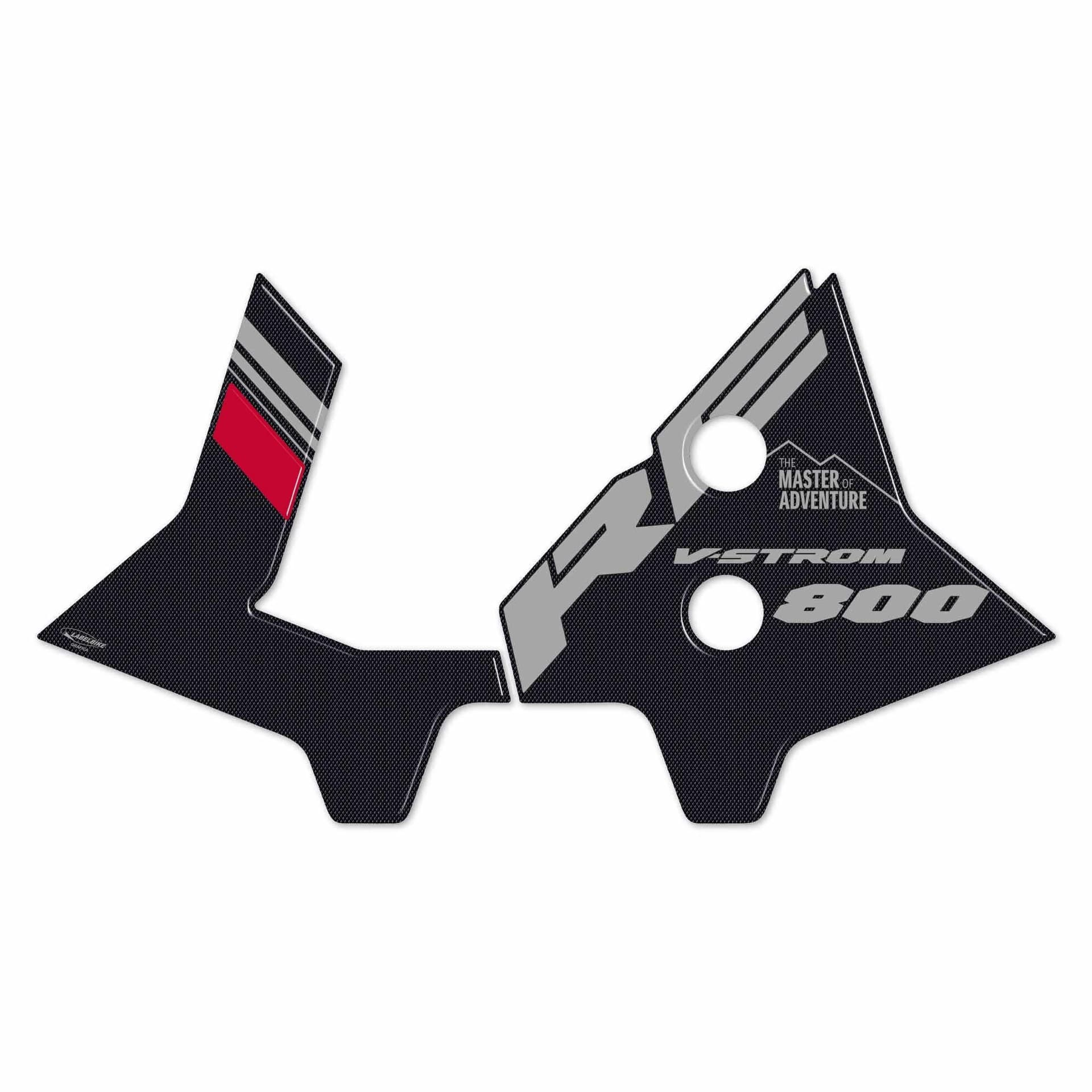 Adesivo 3D Cupolino moto compatibile con Suzuki V-Strom 800 RE 2025-2026 - 7